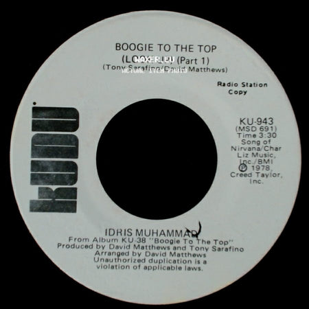 Idris Muhammad - Boogie To The Top (Look Up) (Part 1) / Boogie To The Top (Look Up) (Part 1) side B