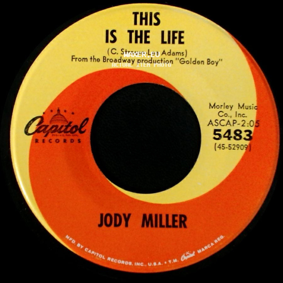 Jody Miller - Home Of The Brave / This Is The Life side B