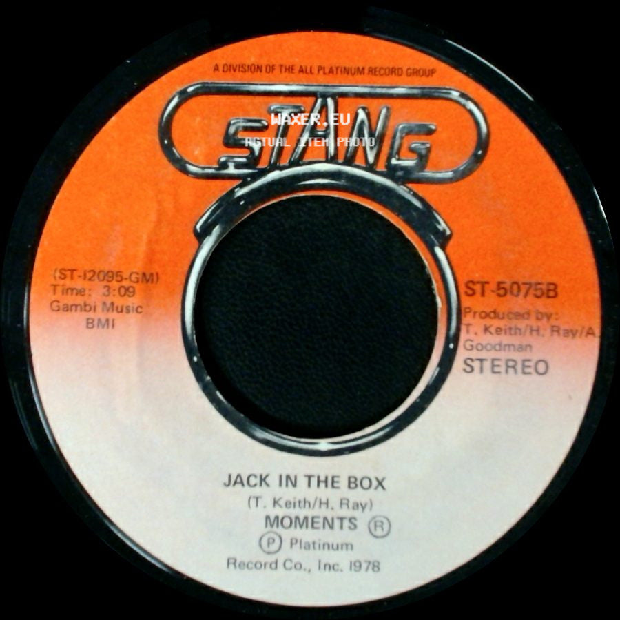 Moments - Jack In The Box / I Could Have Loved You side A