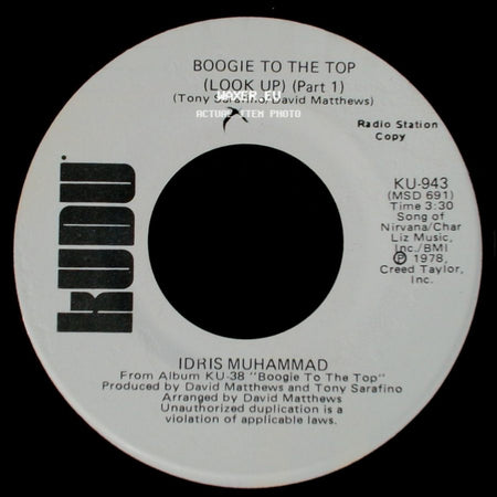 Idris Muhammad - Boogie To The Top (Look Up) (Part 1) / Boogie To The Top (Look Up) (Part 1) side A