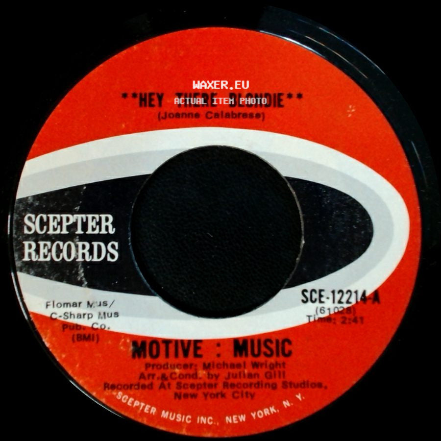 Motive : Music - Hey There Blondie / Are You In Love side A