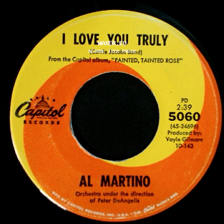Al Martino - I Love You Truly / Living A Lie side A