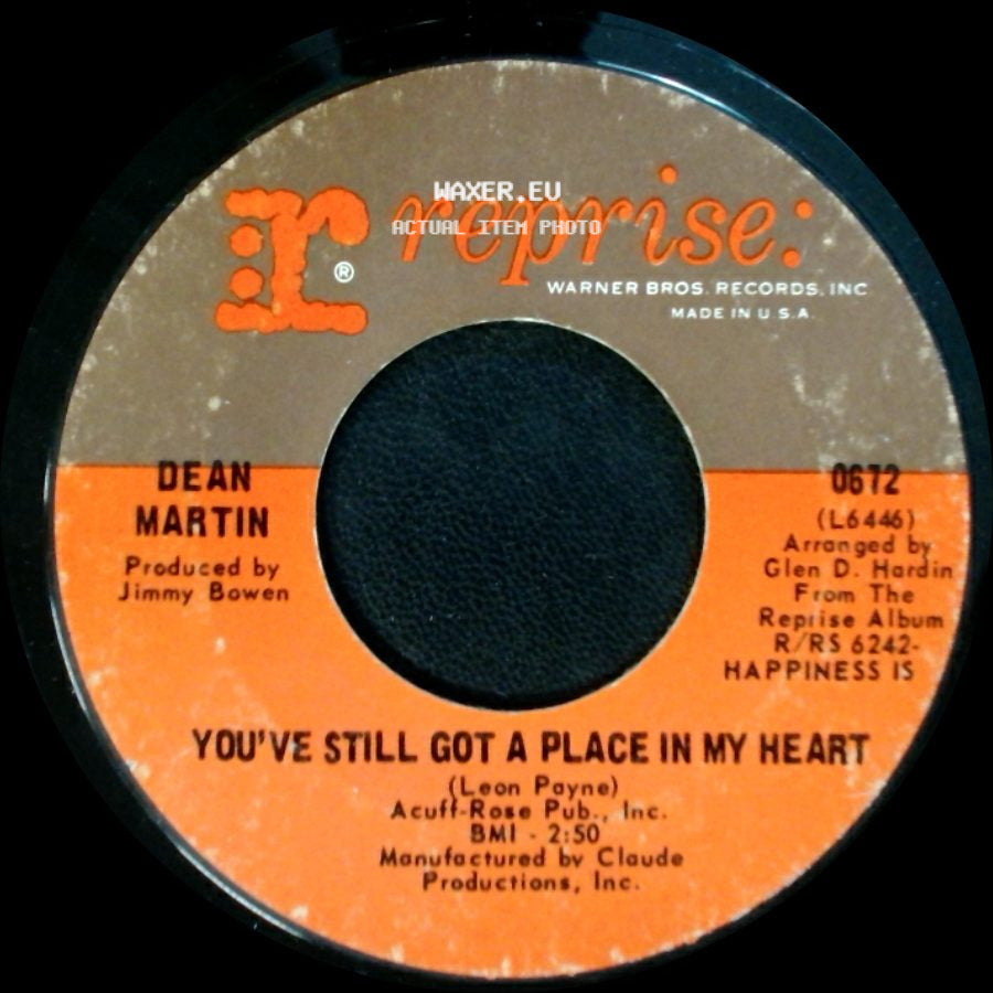 Dean Martin - You've Still Got A Place In My Heart / Old Yellow Line side A