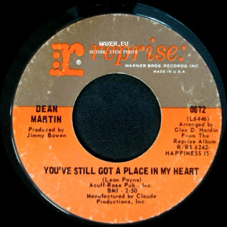 Dean Martin - You've Still Got A Place In My Heart / Old Yellow Line side A
