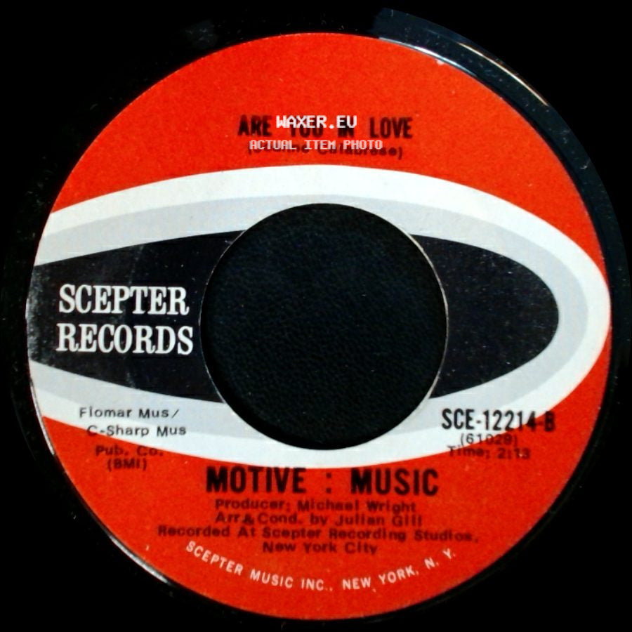 Motive : Music - Are You In Love / **Hey There Blondie** side A