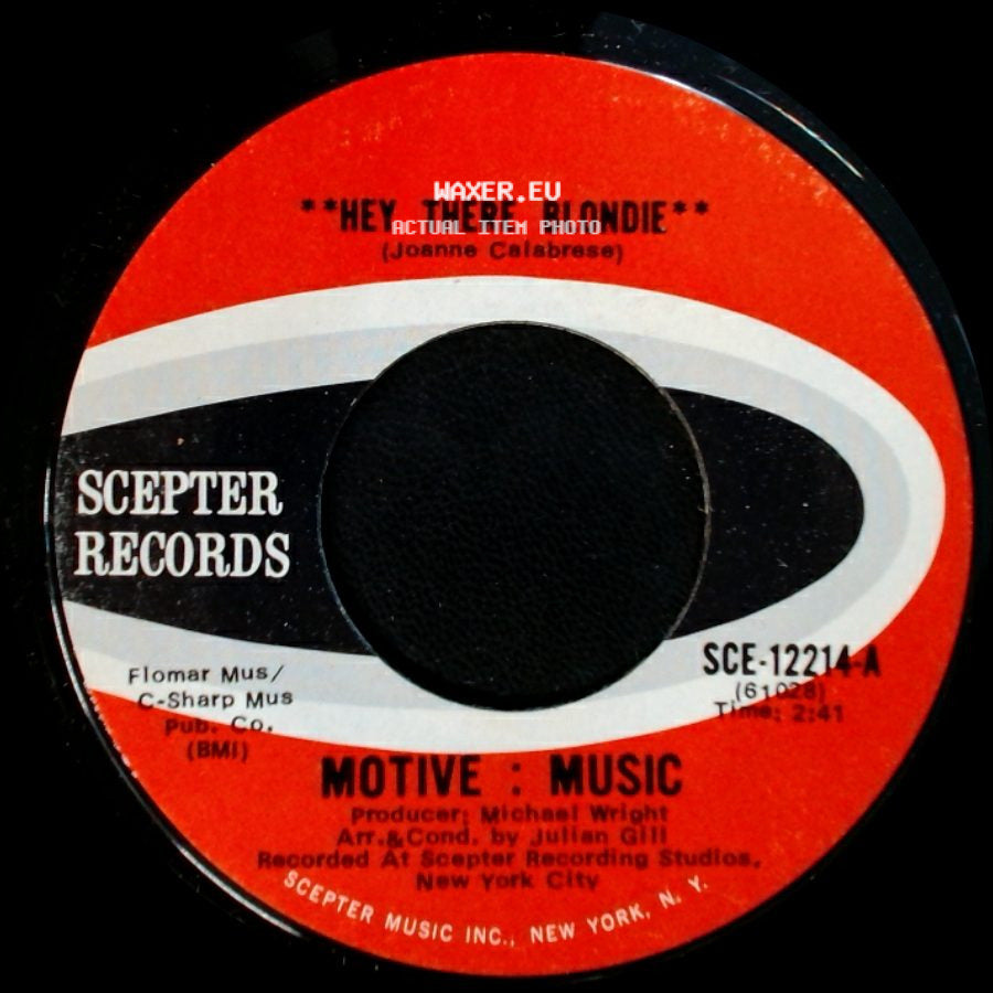 Motive : Music - Hey There Blondie / Are You In Love side A