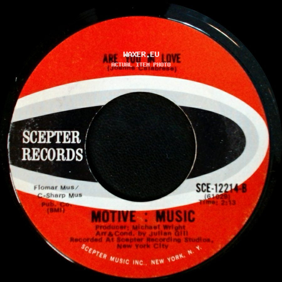 Motive : Music - Hey There Blondie / Are You In Love side B