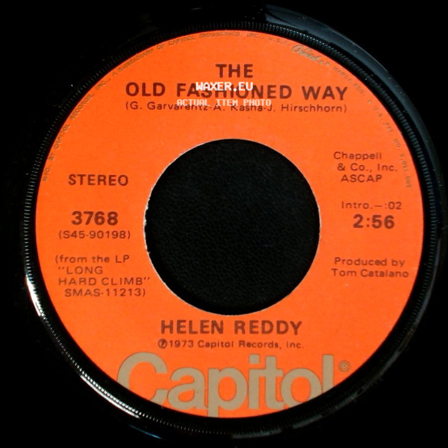 Helen Reddy - Leave Me Alone (Ruby Red Dress) / The Old Fashioned Way side B