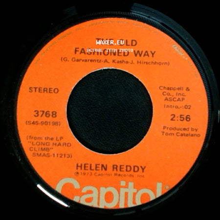 Helen Reddy - Leave Me Alone (Ruby Red Dress) / The Old Fashioned Way side B
