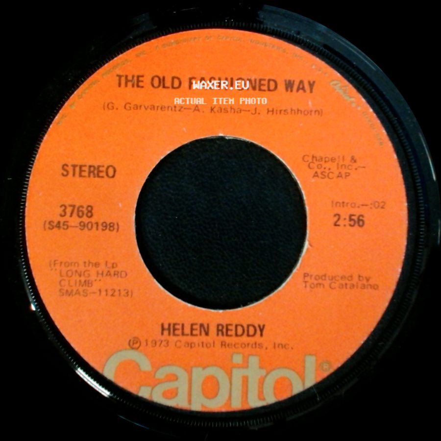Helen Reddy - Leave Me Alone (Ruby Red Dress) / The Old Fashioned Way side B