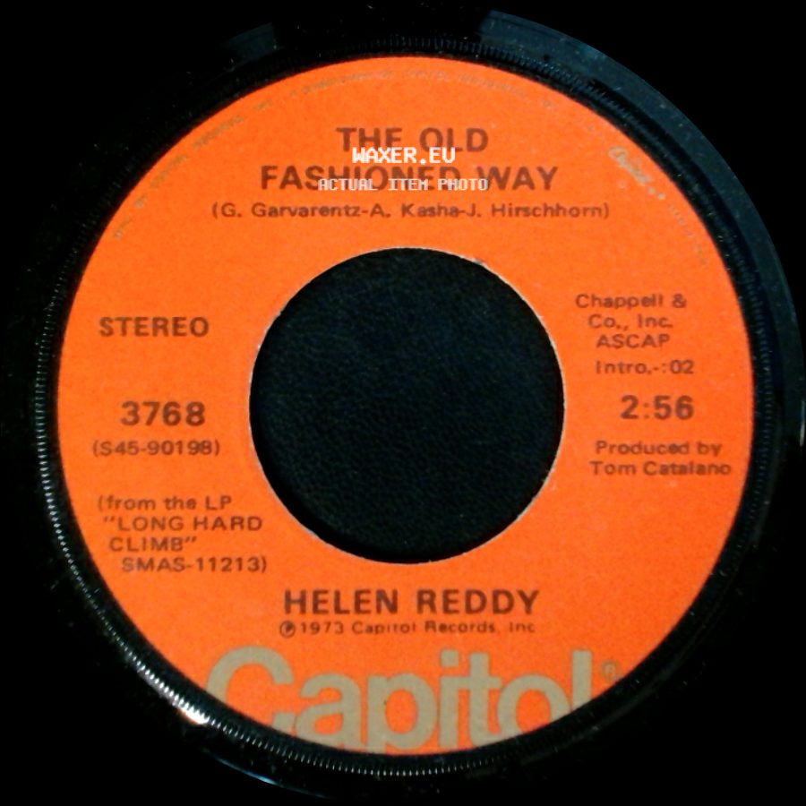 Helen Reddy - The Old Fashioned Way / Leave Me Alone (Ruby Red Dress) side A