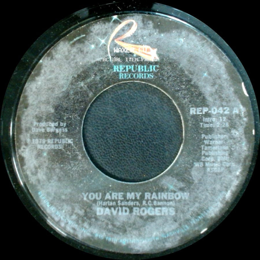 David Rogers - You Are My Rainbow / If You Should Ask side A