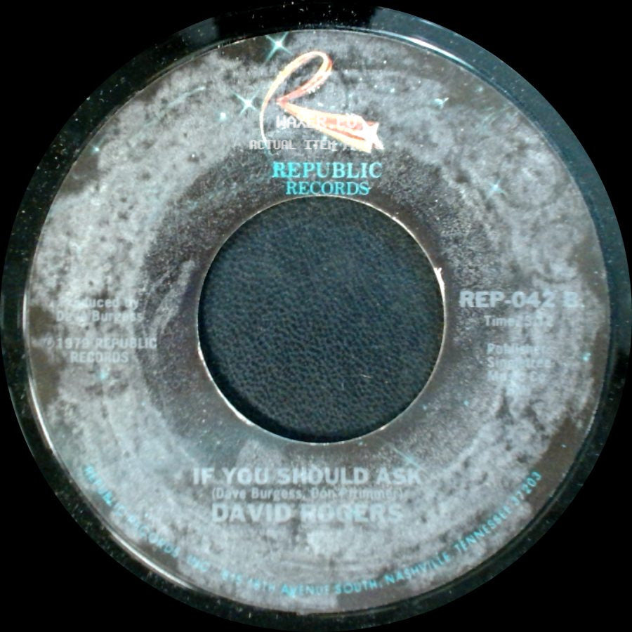 David Rogers - If You Should Ask / You Are My Rainbow side A