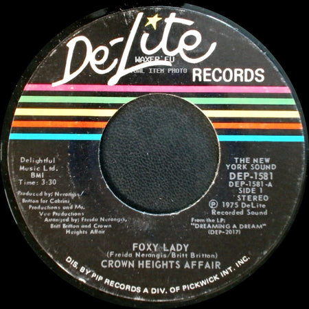 Crown Heights Affair - Foxy Lady / Picture Show side A