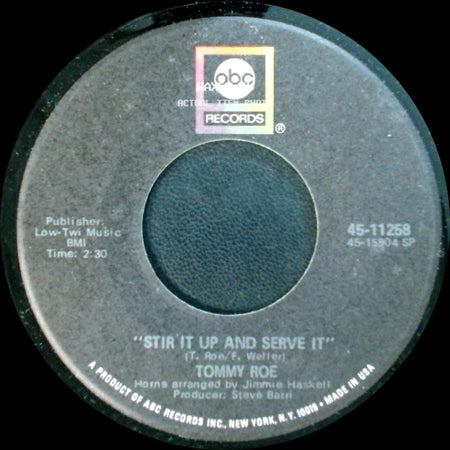 Tommy Roe - Stir It Up And Serve It / Firefly side A