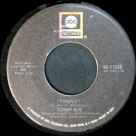 Tommy Roe - Stir It Up And Serve It / Firefly side B