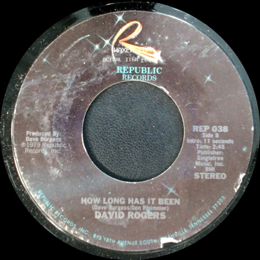 David Rogers - Darlin' / How Long Has It Been side B