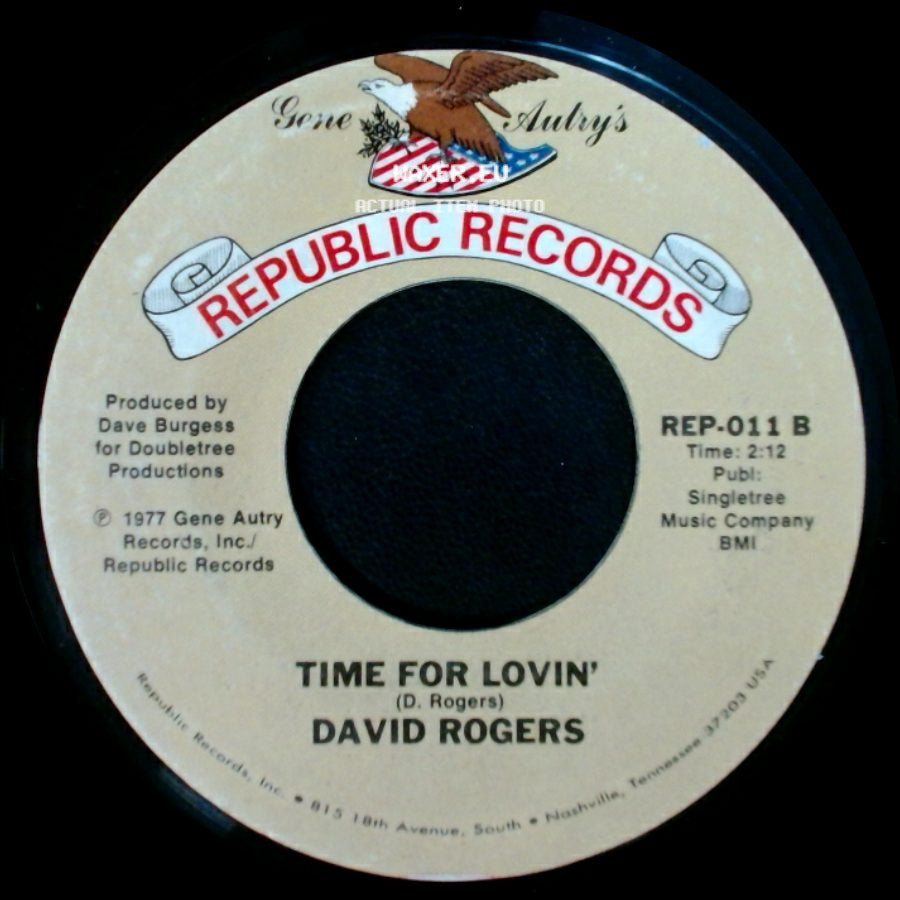 David Rogers - Time For Lovin' / You And Me Alone side A