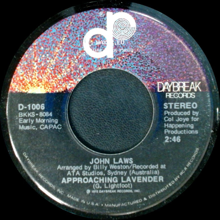 John Laws - Approaching Lavender / Comin' After Jinny side A