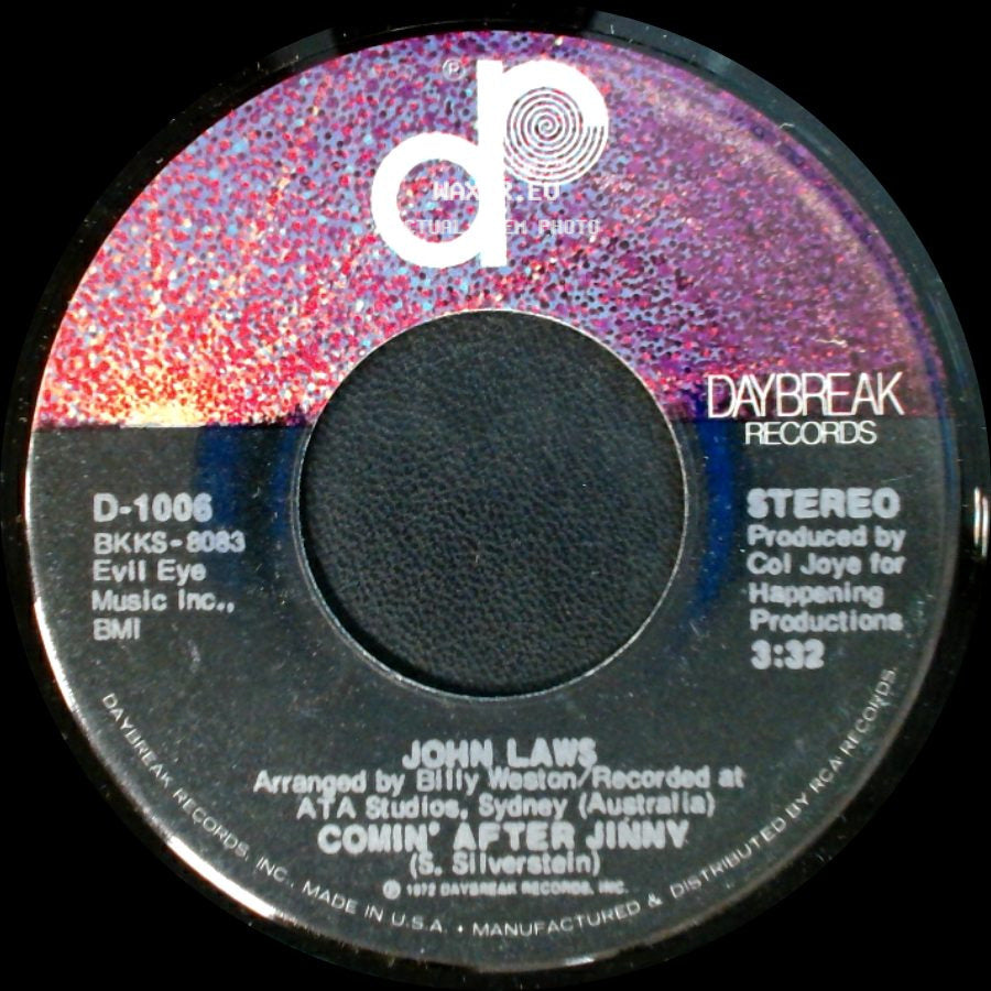 John Laws - Approaching Lavender / Comin' After Jinny side B