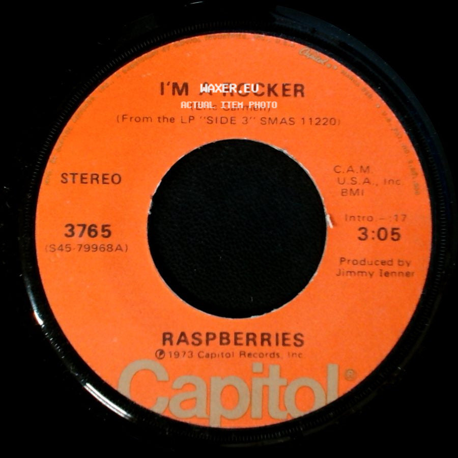 Raspberries - Money Down / I'm A Rocker side B