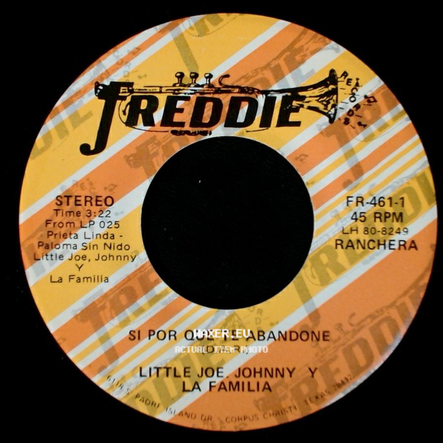 Little Joe, Johnny Y La Familia - Hay Que Olvidar Lo Del Ayer / Good Time Charlies Got The Blues / Si Por Que Te Abandone side B