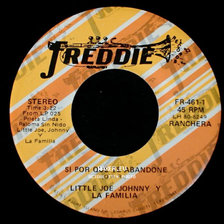 Little Joe, Johnny Y La Familia - Hay Que Olvidar Lo Del Ayer / Good Time Charlies Got The Blues / Si Por Que Te Abandone side B