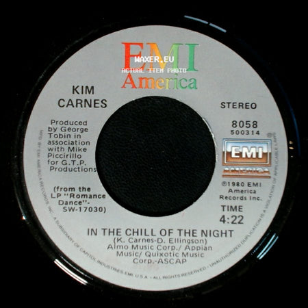 Kim Carnes - In The Chill Of The Night / Cry Like A Baby side A