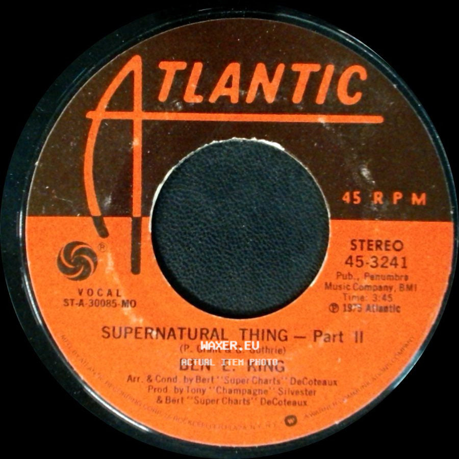 Ben E. King - Supernatural Thing - Part Ii / Supernatural Thing - Part 1 side A
