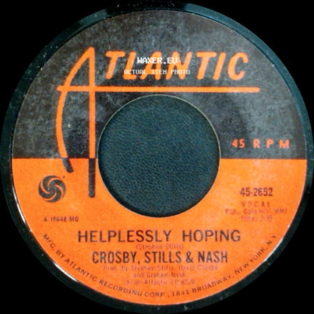 Crosby, Stills & Nash - Marrakesh Express / Helplessly Hoping side B
