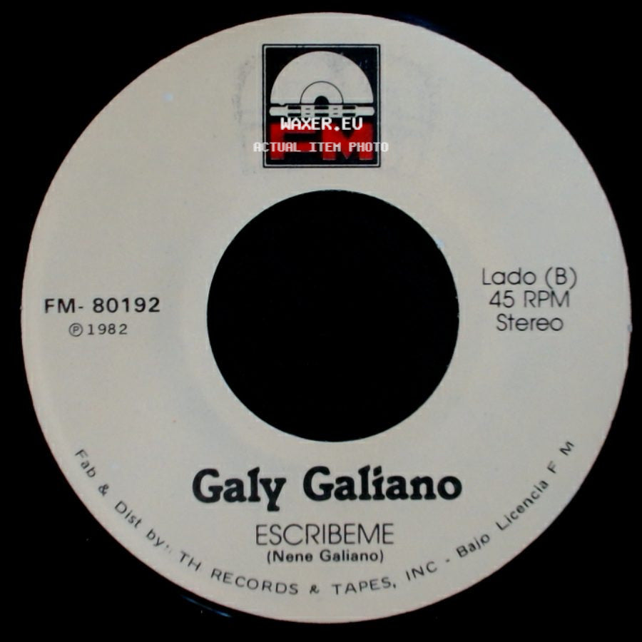 Galy Galiano - Yo Sere Tu Seras / Escribeme side B
