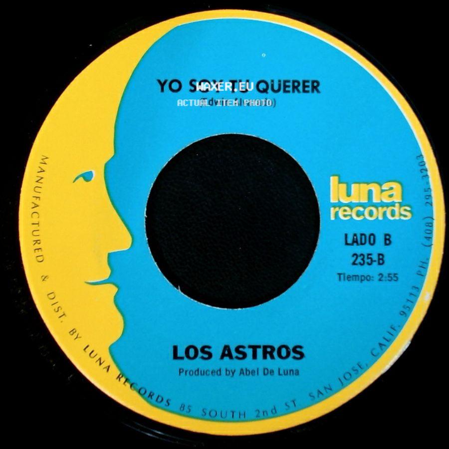 Los Astros - Tres Dias / Yo Soy Tu Querer side B