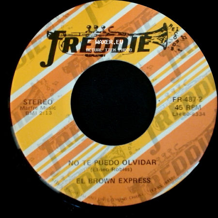 El Brown Express - Alma Rota / No Te Puedo Olvidar side B
