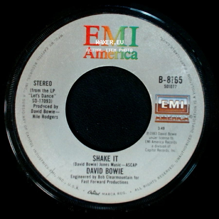 David Bowie - Shake It / China Girl side A