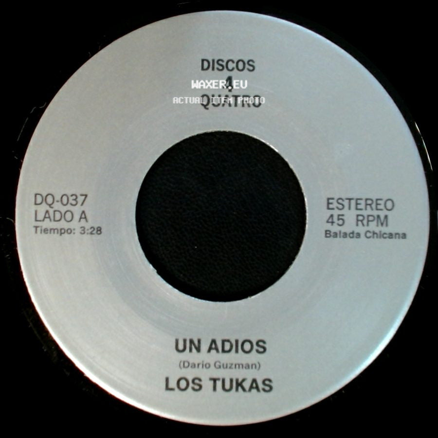 Los Tukas / Polo - Un Adios / El Ultimo Beso "Last Kiss" side A