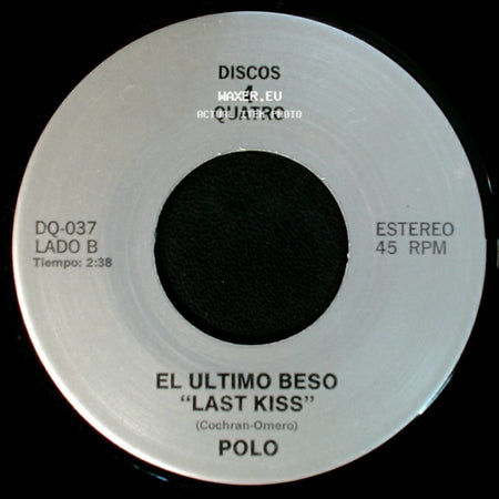 Los Tukas / Polo - Un Adios / El Ultimo Beso "Last Kiss" side B