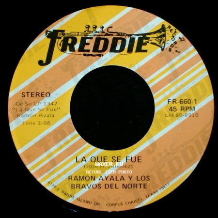 Ramon Ayala Y Los Bravos Del Norte - La Que Se Fue / Tierra Mala side A
