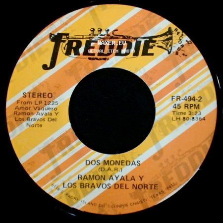 Ramon Ayala Y Los Bravos Del Norte - Dos Monedas / Amor Vaquero side A