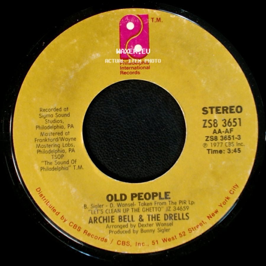 Archie Bell & The Drells - On The Radio / Old People side B