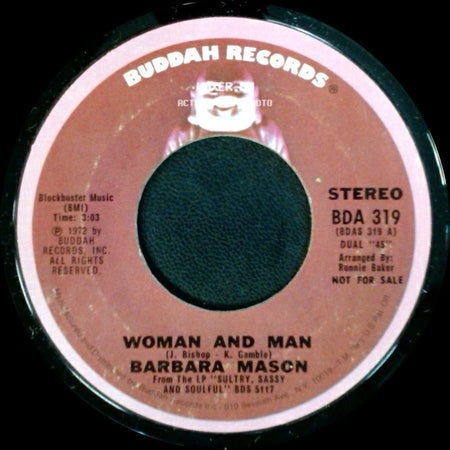 Barbara Mason - Woman And Man / Woman And Man side A