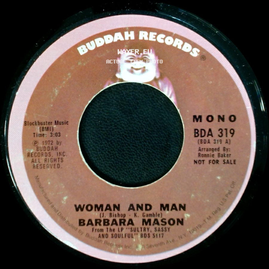 Barbara Mason - Woman And Man / Woman And Man side B