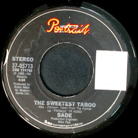 Sade - You're Not The Man / The Sweetest Taboo side B