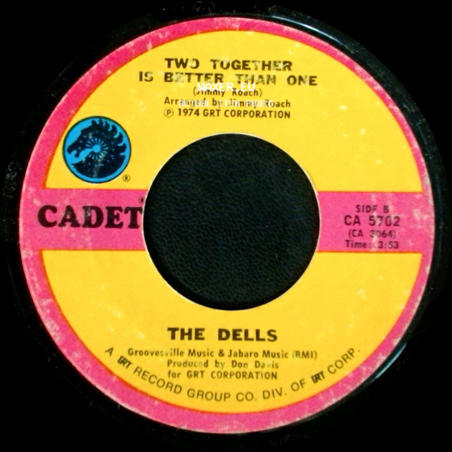 The Dells - I Wish It Was Me You Loved / Two Together Is Better Than One side B