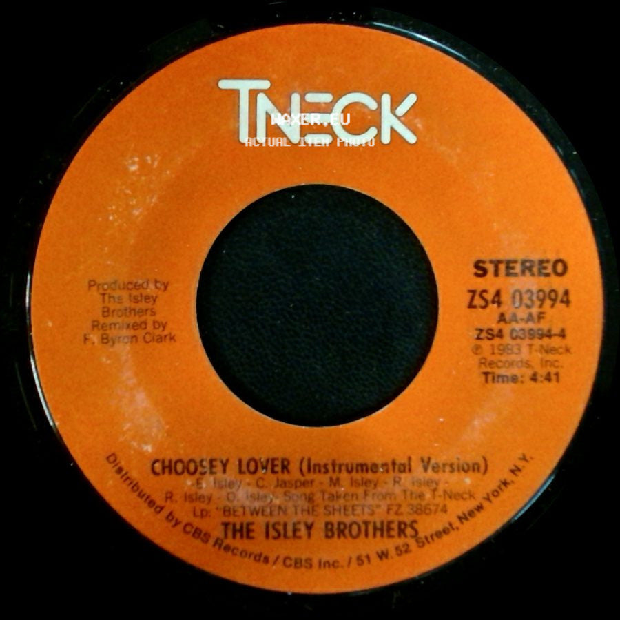 The Isley Brothers - Choosey Lover / Choosey Lover (Instrumestal Version) side B