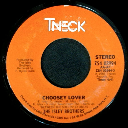 The Isley Brothers - Choosey Lover / Choosey Lover (Instrumental Version) side A