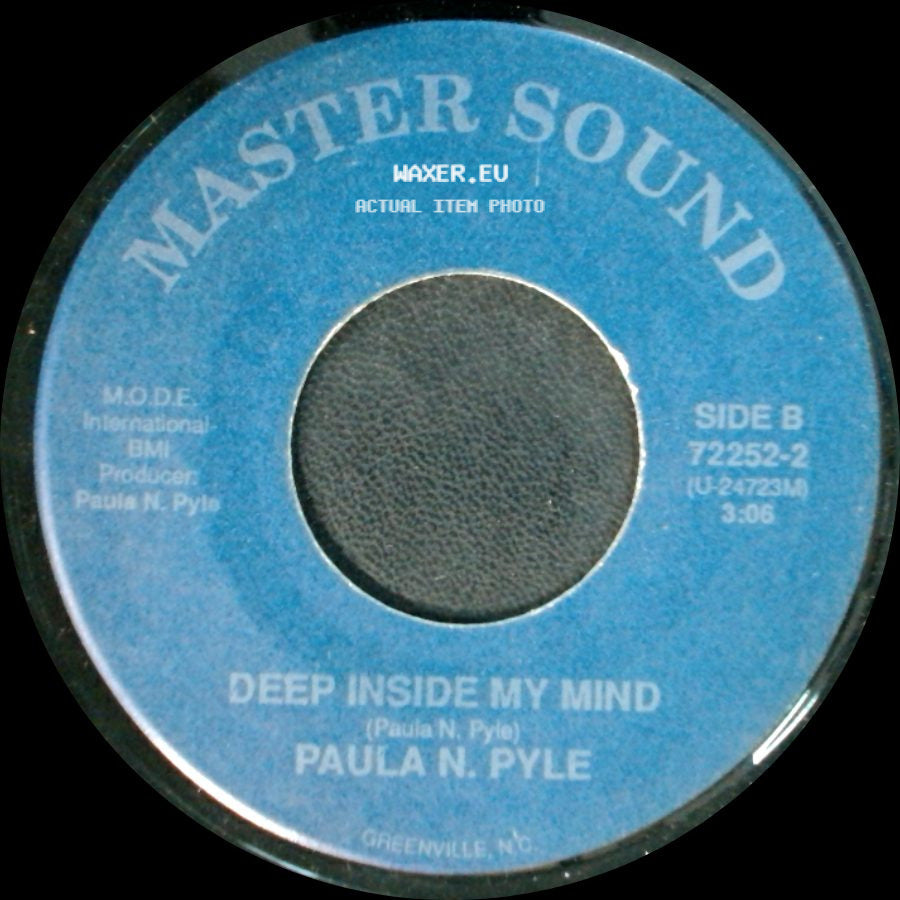 Paula N. Pyle - Hurt Me One More Time / Deep Inside My Mind side B