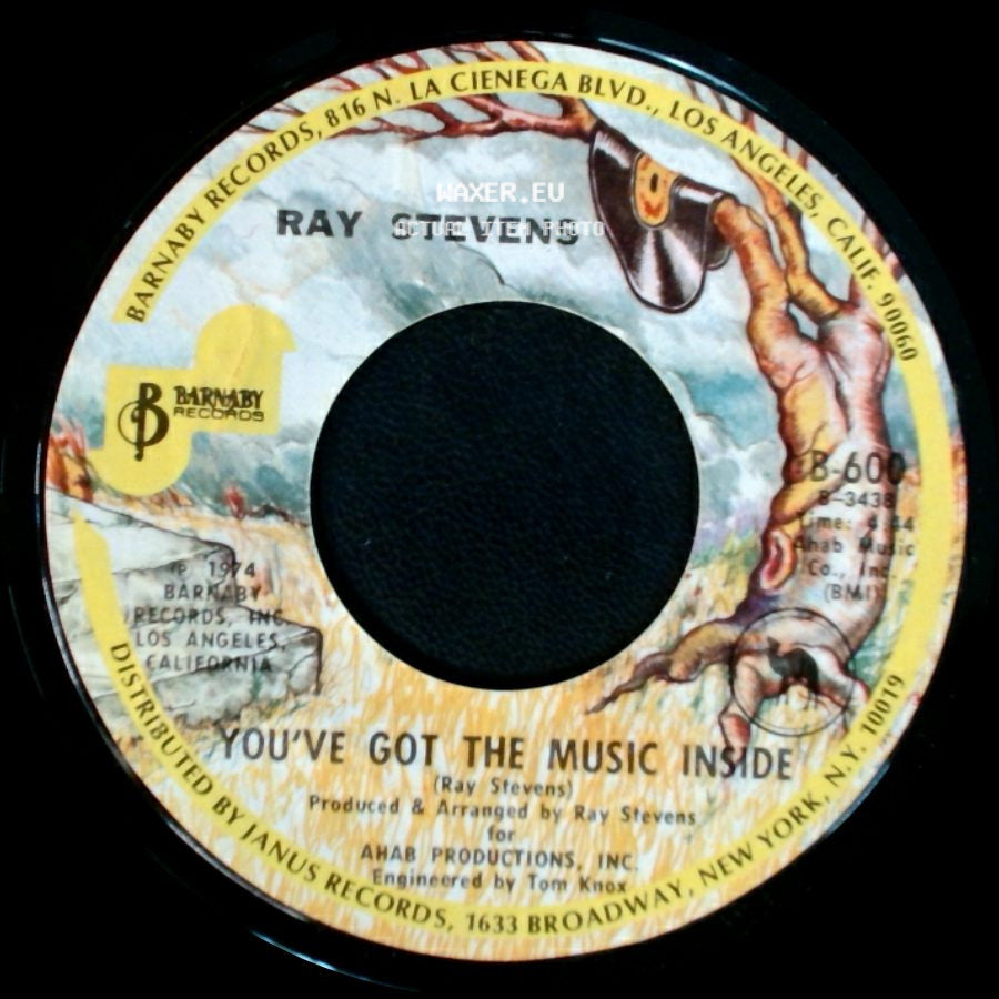 Ray Stevens - The Streak / You've Got The Music Inside side B