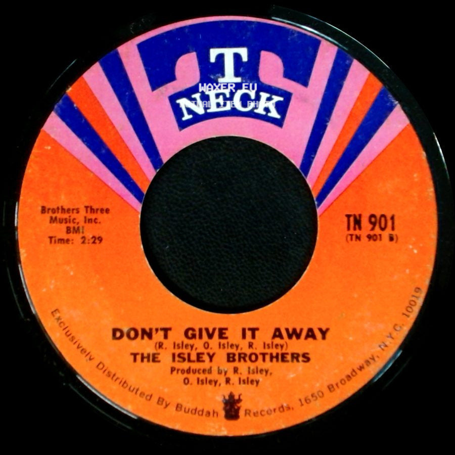 The Isley Brothers - It's Your Thing / Don't Give It Away side B