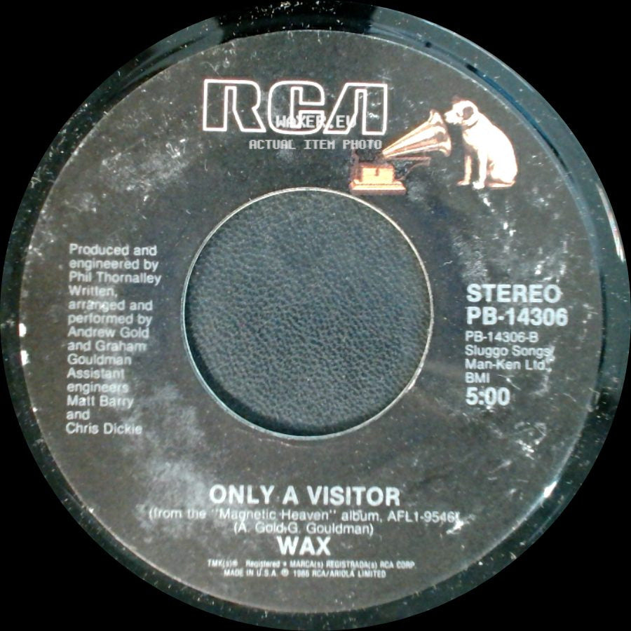 Wax - Only A Visitor / Right Between The Eyes side A