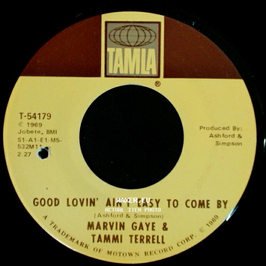 Marvin Gaye & Tammi Terrell - Good Lovin' Ain't Easy To Come By / Satisfied Feelin' side A